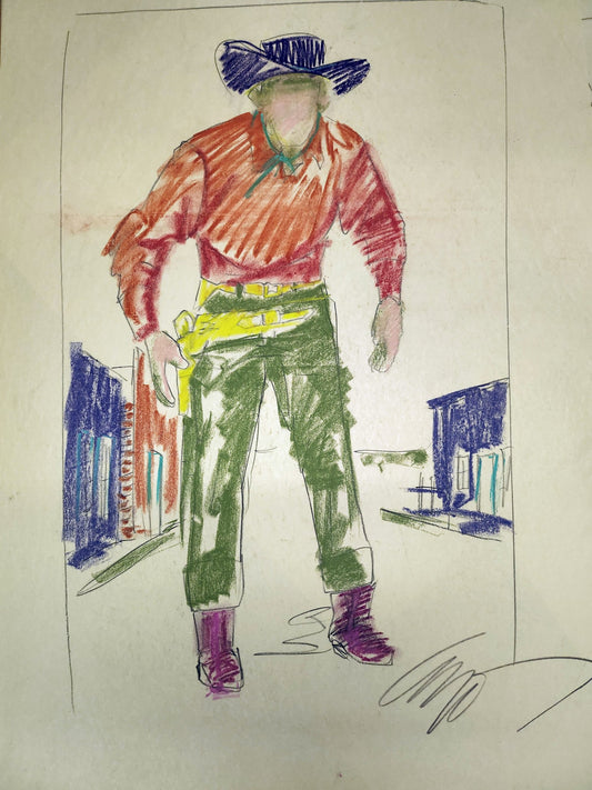 Cowboy Red/Yellow Holster