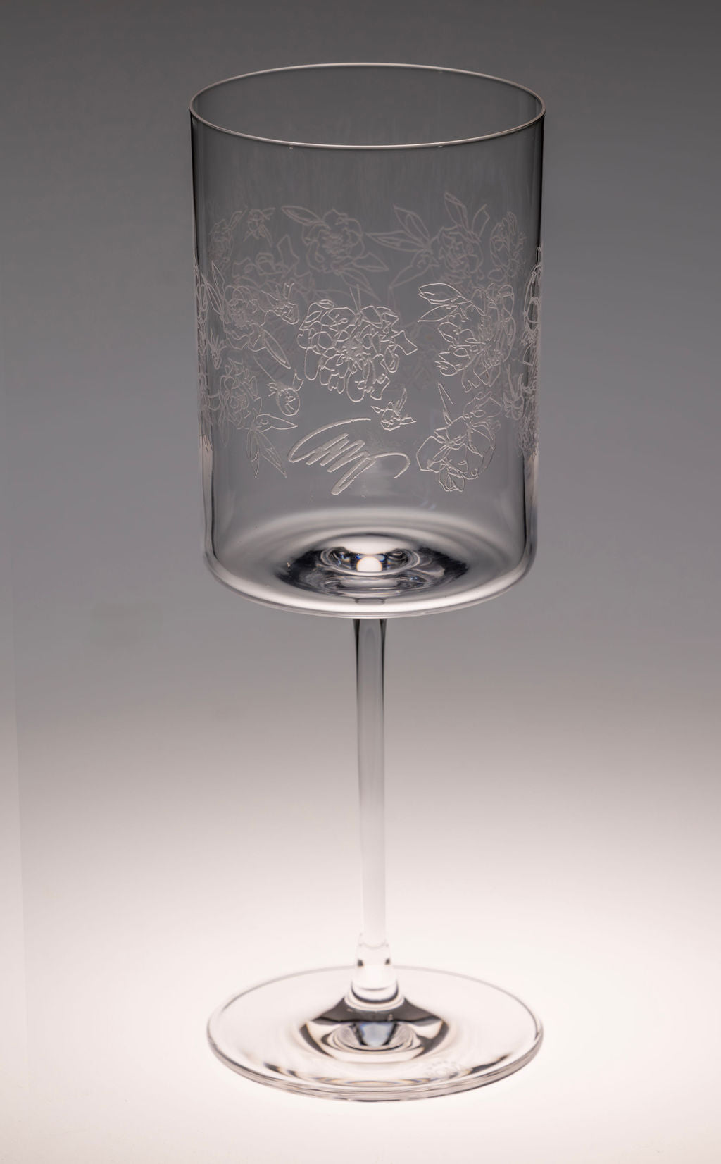 etched wine glasses