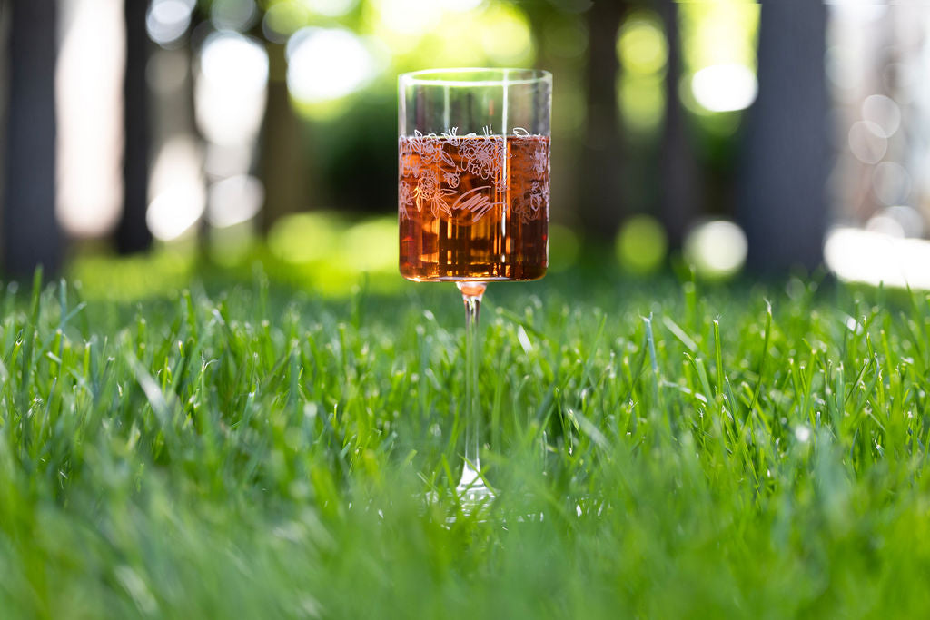 etched wine glasses