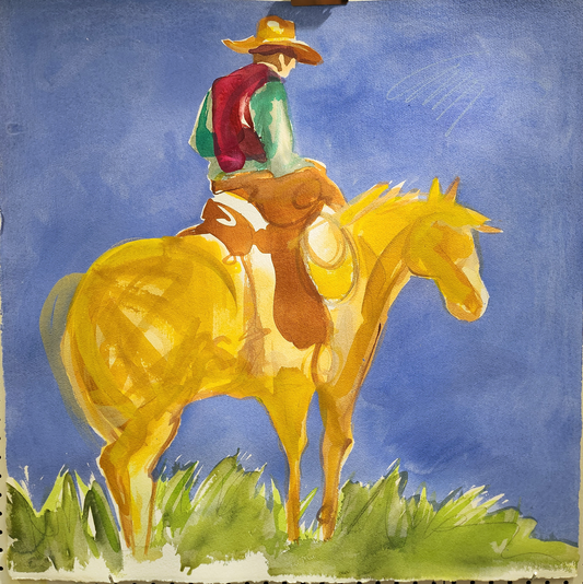 Untitled Early Cowboy